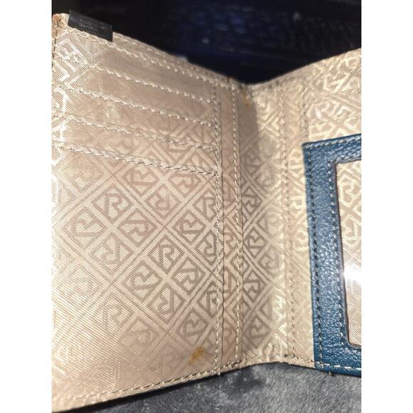 Relic Faux Leather Small Wallet Teal/Turquoise Color Coin Zip Id - Picture 5 of 11